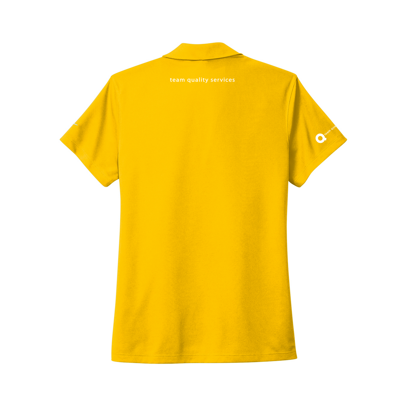 Yellow Nike Dri-FIT Micro Pique 2.0 Polo (Women's)