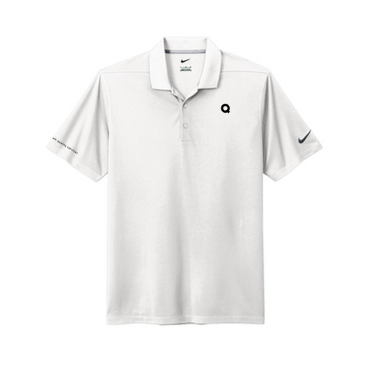 White Nike Dri-FIT Micro Pique 2.0 Polo (Men's/Unisex)