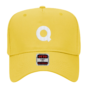 Yellow Otto 5 Panel Cap